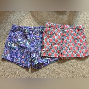 Girls Size 10 Printed Shorts Lot of 2 Pairs
